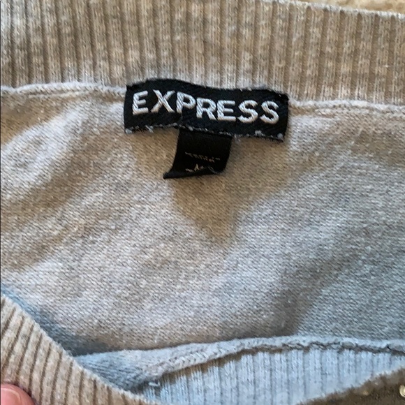 Gray sequin sweater - Picture 3 of 3